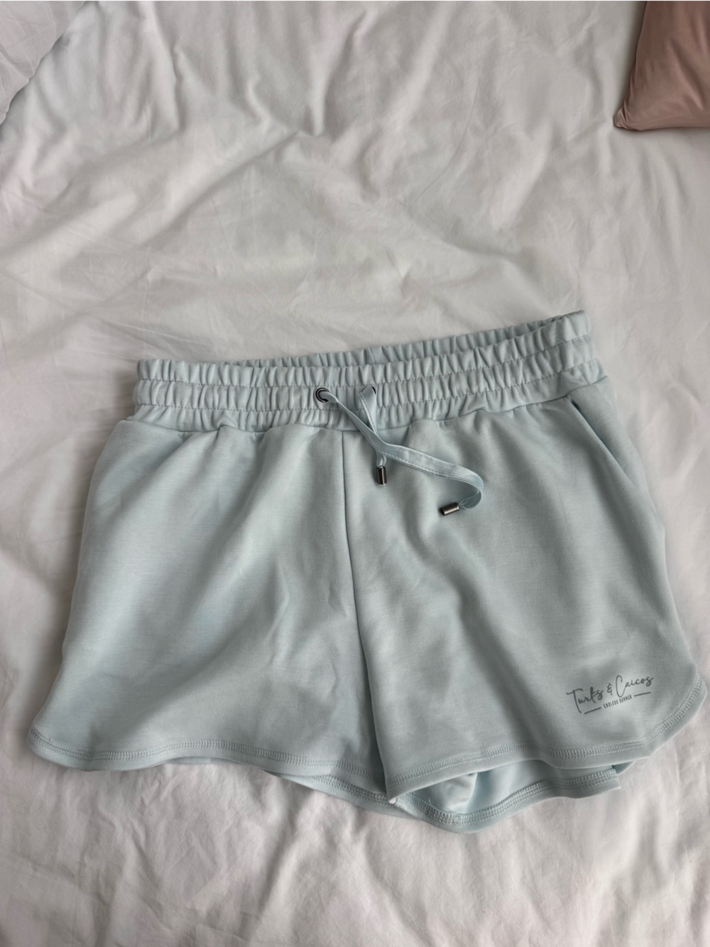 Light blue sweat shorts size M, never worn before